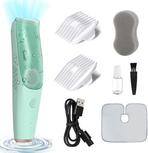 PumpMom Baby Hair Clipper with Vacuum, Rechargeable Hair Cutter Trimmer with 2 Modes for Children, Waterproof Cordless Home Haircut Kit Kids