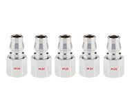 AASONS PF20 Pneumatic Air Line Hose Quick Release Fittings Connector Coupler 1/4" BSP (Pack Of 5 Pcs)