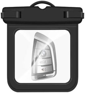 2 Pcs Waterproof Key Holder for Swimming Money Credit ID Card Cash,Car Key Fob Case Floating Keys Holder Pouch Small Pouch Dry Bag ,Clear Key Fob Protector for Water Sports Surfing Outdoor Supplies