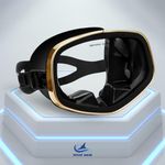 Limited to 10,000 pcs Worldwide YEUX MER Scuba Mask with Drain Valve Wide View Suitable for Adults Scuba Diving, Free Diving, and Snorkeling Goggles Mask Rose Gold