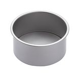 KitchenCraft KC2BK14 Deep Cake Tin with Loose Base and Non Stick Coating, 18 cm, Silver