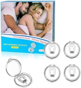 Anti Snoring Devices4PCS,Sleep Clips snoring,Snoring Nose Clip, Anti snoring Nose Clip,Snore Stopper,Silicone Magnetic Suction Anti snoring Devices,Snoring Solution
