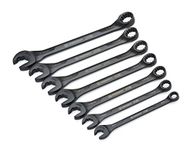 Crescent CX6RWM7 7 Piece x6 Combination Wrench Set with Ratcheting Open-End and Static Box-End, Metric, 8-17mm