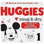 Huggies Size 1 Diapers, Snug & Dry 