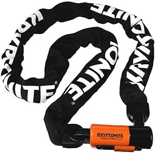 Kryptonite Evolution 1016 Integrated Chain - 10mm X 160cm (Sold Secure Gold)
