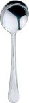 12 x Bead Soup Spoon, Cutlery, Dozen Soup Spoons, Stainless Steel 18/0