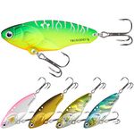 TRUSCEND Fishing Lures for Bass Trout Multi Jointed Swimbait Slow Sinking Bionic Swimming Lures Freshwater Saltwater Lifelike Bass Pike Lures