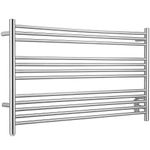 Ancona Amplia Dual 12-Bar Hardwired and Plug-in Towel Warmer in Brushed Stainless Steel AN-5551