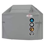 Grillman Premium BBQ Grill Cover, Heavy-Duty Gas Grill Cover for Weber Spirit, Weber Genesis, Char Broil etc. Rip-Proof & Waterproof (58" L x 24" W x 48" H, Gray)
