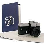 Happy Birthday card greetings for photographer, Pop up card camera, photographer present voucher cards, birthday present for him and her, best wishes card 3d photo camera, T14