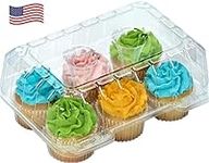 Decony Cupcake Boxes 6 Count [ MADE