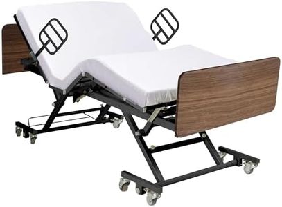 [Customize Your OWN Bed Package] Expandable Bariatric Full Electric Hospital Bed for Home Use - Choose Mattress, Color, Rails, and More – Adjustable Width, Height, and Length - 750 lbs Capacity