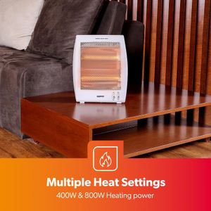 Geepas Quartz Halogen Heater 2-Pack – Energy Efficient Home Heating