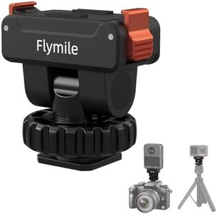 Flymile Osmo 360 Cold Shoe Adapter Mount, Magnetic Quick Release Holder for DJI Osmo Action 5 Pro/4/3, 180° Adjustable Cold Shoe Camera Adapter with 1/4" Screw Hole for DSLR Photography Accessories