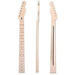 Ysoom Guitar neck Electric guitar neck made of maple Compatible with TL spare parts electric guitar, 22 frets fingerboard grip