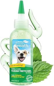 TropiClean Fresh Breath Teeth Cleaning Oral Care Dog Gel 118mL