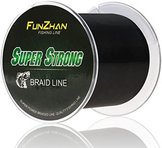Funzhan Clear Fishing Line Plastic 500M / 546Yds 8LB - 28LB String Invisible Monofilament for Craft DIY Tool Handing Decorations Ballon Garland Jewelry Making Crystal Beading Colors