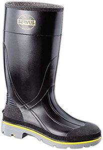Honeywell Safety 75109-12 Servus XTP Chemical Resistant Men's Safety Hi Boot, Size-12, Black/Yellow/Grey (75109-BLM-120)