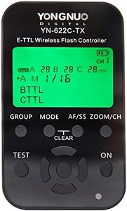 YONGNUO YN622C-TX YN622C TX 7-Channel E-TTL Wireless Flash Controller with LCD Interface for Canon DSLR/ YN622C/ YN622C II/ YN685