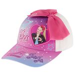 Nickelodeon girls Nickelodeon Kids Hat, Jojo Siwa for Little Ages 4-7 Baseball Cap, White, LITTLE GIRL AGE US