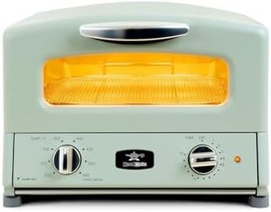 HeatMate Graphite Heating Technology Pop-Up Toaster w/7 Heat Settings, 3 Toasting Functions & Unique Bagel Mode, Olive Green