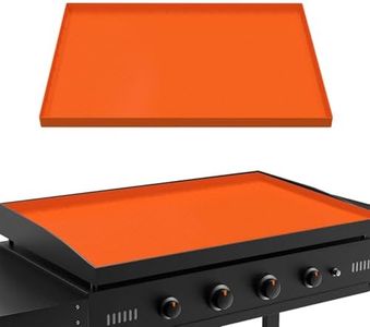 28 Inch Silicone Griddle Cover, Heavy Duty Food Grade Griddle Mat for Blackstone Grill Top, Year-round Protective Cover for Keep Surface Clean, Orange