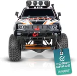 RC Crawler - 4x4 Offroad Crawler Remote Control Truck for Adults - RC Car, RC Rock Crawler, Fast Speed, Electric, Hobby Grade Car - 1:10 Scale, Brushed, Red - Orange