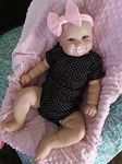 TERABITHIA 24 Inches 60CM So Truly Soft Touch Reborn Baby Doll with Weighted Body Realistic Newborn Girl Dolls That Look Real and Look Real