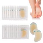 Blister Bandages for Feet, 20 Pcs Gel Blister Cushion Invisible Blister Pads, Hydrocolloid Bandages Waterproof Adhesive Bandages for Toes, Heel Blister Prevention, Ultra-Thin