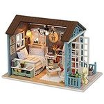 TuKIIE DIY Miniature Dollhouse Kit,