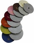 Konfor 3 inch Wet Diamond Polishing Pads to Polish Granite Stone Marble Concrete Travertine Terrazo