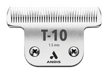 Andis Carbon-Infused Steel UltraEdge Dog Clipper Blade, Size-T-10, 1/6-Inch Cut Length (22305)