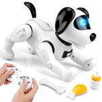 Beria Toys for 3-8 Year Old Kids: Remote Control Robot Dog Toy Aged 3 4 5 6 7 8 9 10 Year Old Boys Girls Toys Presents Interactive Smart Robotic Dog Dancing Talking Electronic Pets