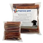 Express Pet Supplies 20 x (Thick) Bulls PIZZLES Pizzle Bully Sticks Dog Treat Chew