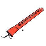 Tbest Marker Float,delayed surface marker buoy,5ft Diving Surface Marker with High Visibility Reflective Band Inflatable Scuba Diving SMB Surface Signal Marker Buoy Accessory Diving Safety Gear(Red)