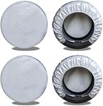 Kayme Rv Tire Covers Set of 4, Trav