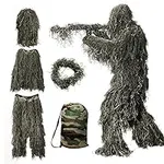 Ghillie Suit for Men, 5 in 1 Ghilli