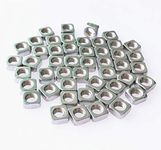 100pcs M3 Metric Square Nuts 18-8 (304) Stainless Steel Fastener