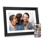 Digital Picture Frame, Benibela 10.1 Inch 2.4G/5G Dual WiFi FHD 1920 * 1200 AI Smart Electronic Photo Frame, Touch Screen, 32GB, AI Recognition, Share Video via Email App USB, Gift for Mother's Day