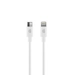 Griffin MFI Charge/Sync Cable Apple Lightning to USB-C Compatible with e.g. iPhone 11/11 Pro/SE (2020) / 12 mini / 12/12 Pro / 12 Pro Max [1.2 m Long I Fast Charging I Charge & Sync] White