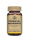 Solgar Prenatal Nutrients Tablets - Pack of 120 - For Daily Use - Support For Baby and Mother - Folic Acid, Calcium and Iron - Vegan and Gluten Free