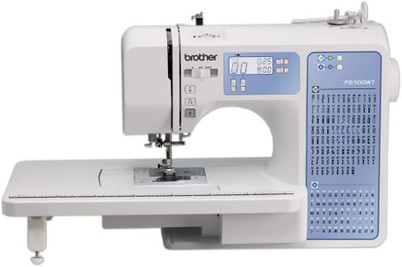 Brother FS100WT Embroidery Sewing Machine – Computerized, 100 Stitches