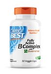 Doctor's Best, Fully Active B-Complex, 2-Day Depot, 30 Vegan Capsules, Gluten Free, SOYA Free, Vegetarian