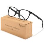 Cyxus Blue Light Glasses Women/Men Gaming Eyeglasses for Computer Use Anti Eye Fatigue Transparent Lens Lightweight Frame