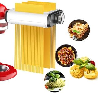 Pasta Maker Attachment for All Kitchenaid Mixers, Noodle Ravioli Maker Kitchen Aid Mixer Accessories 3 In 1 Including Dough Roller Spaghetti Cutter Fettuccine Cutter - Homemade Fresh Pasta Easily!