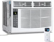 GarveeLife 8000 BTU Air Conditioner Window Uni with WiFi, 3-In-1 Window AC Unit Cooler, Dehumidifier & Fan with Timer, Remote Control & Installation Kit, Cooling Rooms Up to 450 Sq. Ft, 115V, White