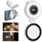 ULANZI Magnetic Selfie Light White, LED Fill Light Compatible with Magsafe, LED Selfie Ring Light Included Sticky Ring for Phones, for Selfies/Photography/TikTok/Zoom Calls/Video Conference Color