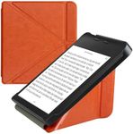 kwmobile Origami Case Compatible with Kobo Libra 2 Case - Slim PU Leather Cover with Stand - Orange