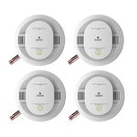 Kidde 900-CUAR-V Smoke and Carbon Monoxide Alarm, White, 4 Pack
