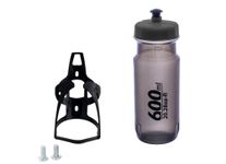 Bicycle Dark Horse Water Bottle Holder & Bottle Sipper Combo, Lightweight, Durable Universal Drink Holder, Perfect Bicycle Accessory Combo for Long Rides (Black)